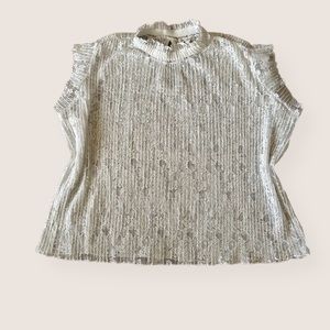 3/$20 Love + Joy by FTC with Love Light Pale Blue ruffle top